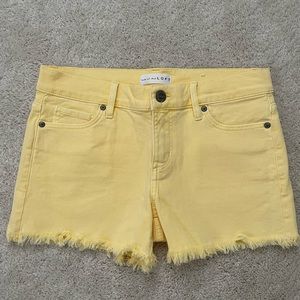 Yellow Loft Jean Shorts